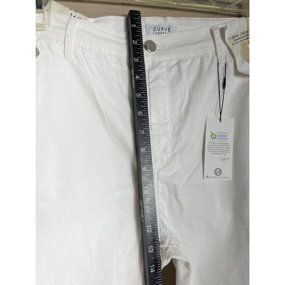 Curve Appeal Jeans Bootcut Soft Cotton Blend Summer Chic Classic Womens 14/32 - Picture 8 of 11